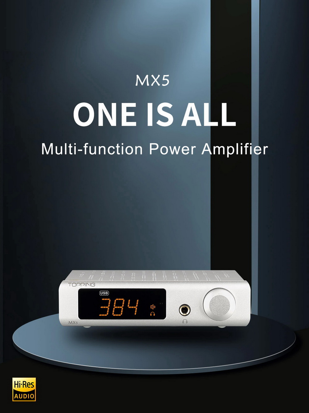 ขาย Topping MX5 DAC& ตั้งโต๊ะ แบบ Multi-Function รองรับ Hi-Res