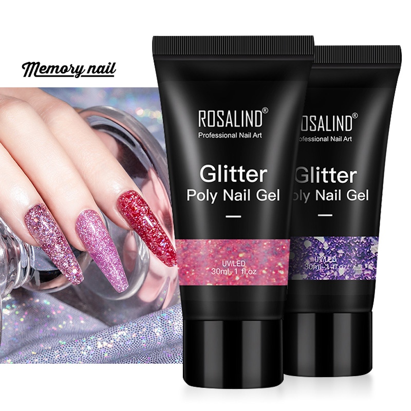 Glitter Poly Gel โพลีเจล ผสมกากเพชร 30ml