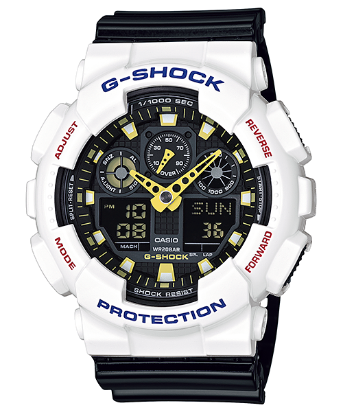 นาฬิกา คาสิโอ Casio G-Shock Limited model Color series รุ่น GA-100CS-7A (มิ้นต์ ชาลิดาใส่ ละครสองหัวใจนี้เพื่อเธอ)