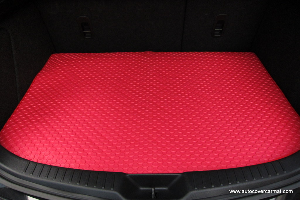 พรมกระดุมแผ่นท้ายสัมภาระ MAZDA 3 (BL) 4-5 Door ปี 2011-2014 ชุดพรมท้ายจำนวน 1 แผ่น