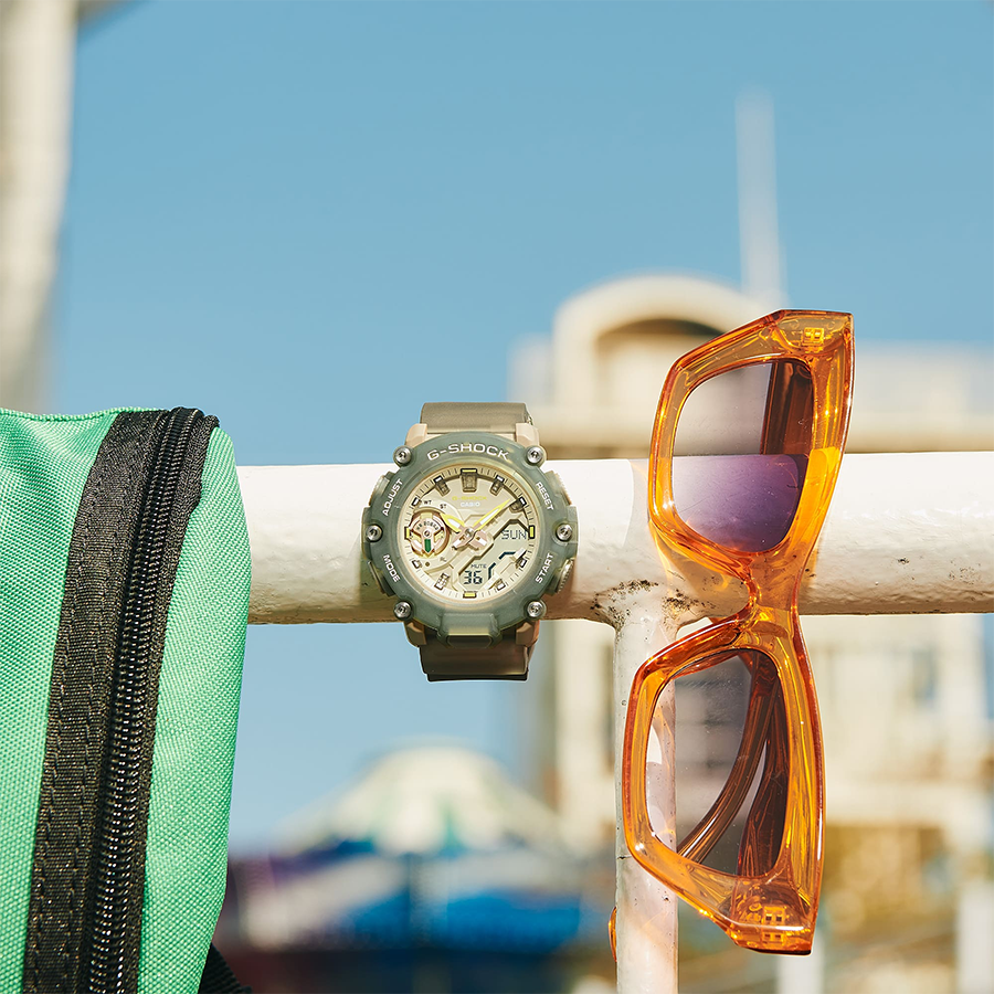 นาฬิกา Casio G-Shock Women ไซส์มินิ GMA-S2200PE Playfully Expensive Look รุ่น GMA-S2200PE-3A ของแท้ รับประกัน1ปี