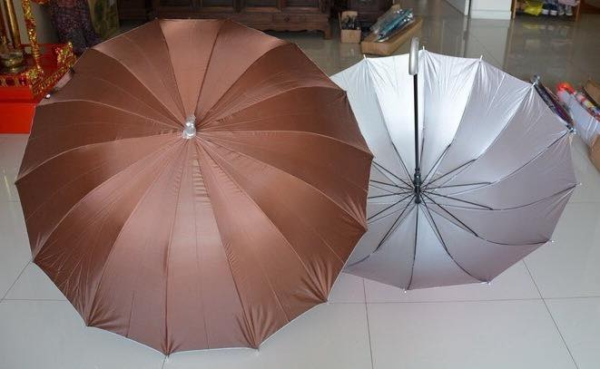 ร่ม 14 ก้าน ขนาด 28 นิ้ว ออโต้เปิด ผ้าUV โครงโลหะ ออโต้เปิด ปลอกPVC คละสี
