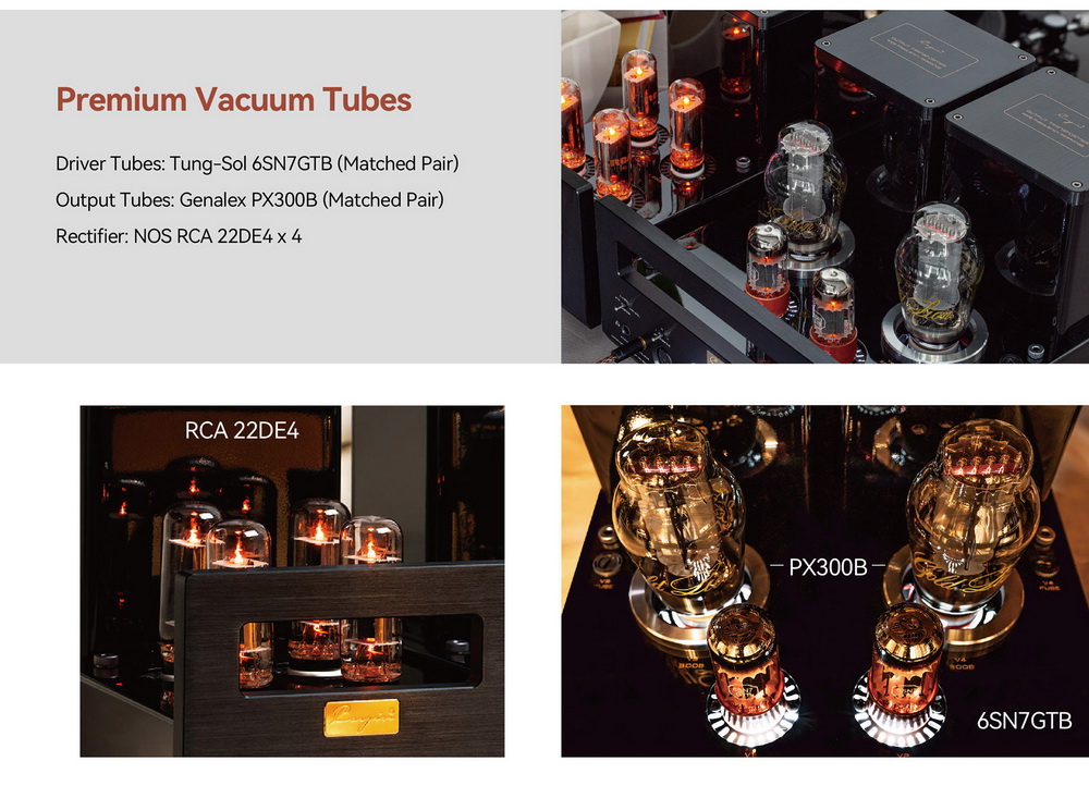 ขาย Cayin HA-300MK2 แอมป์ตั้งโต๊ะหลอดแก้วสูญญากาศ แบบ Direct Heated Triode