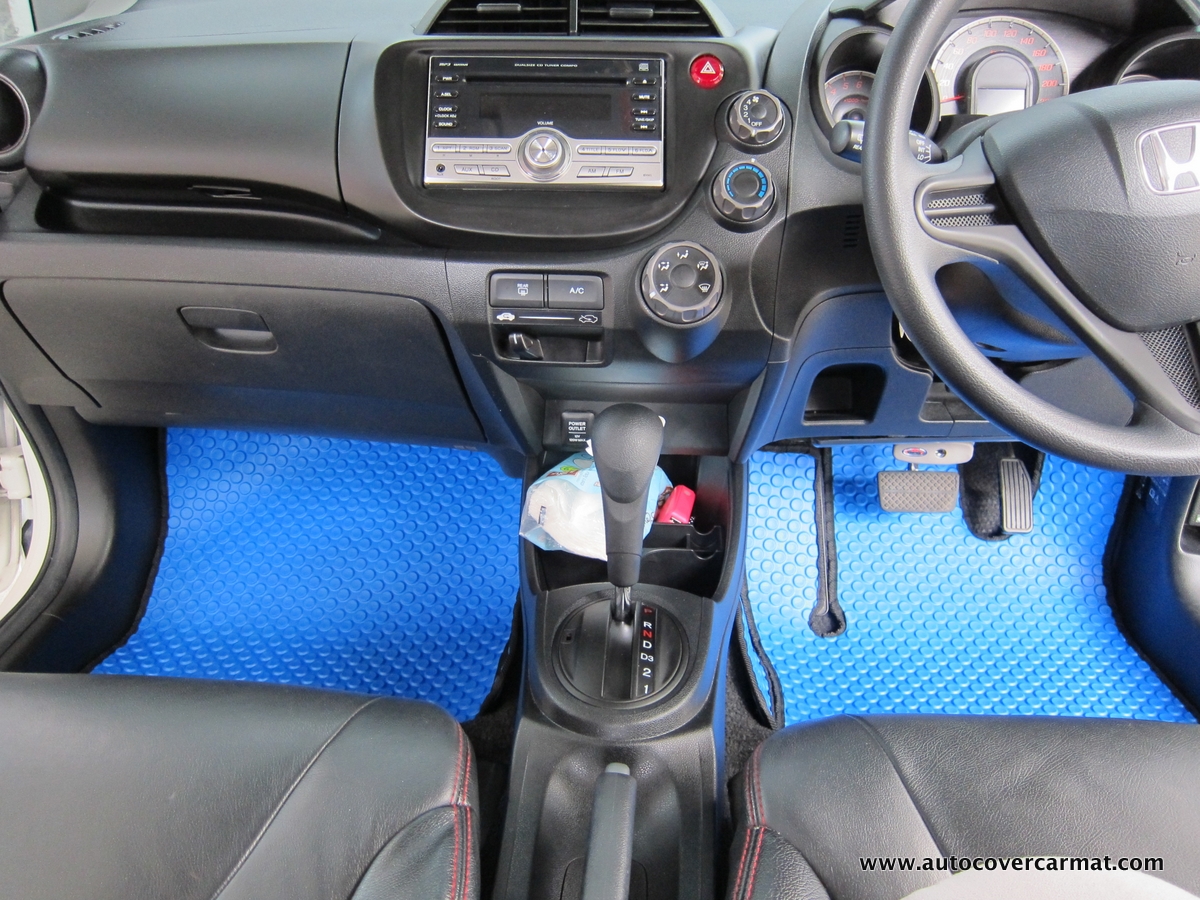 พรมปูพื้นรถยนต์ พรมกระดุม รถ HONDA JAZZ (GE) ปี 2008-2013 ชุดภายในห้องโดยสาร จำนวน 13 ชิ้น