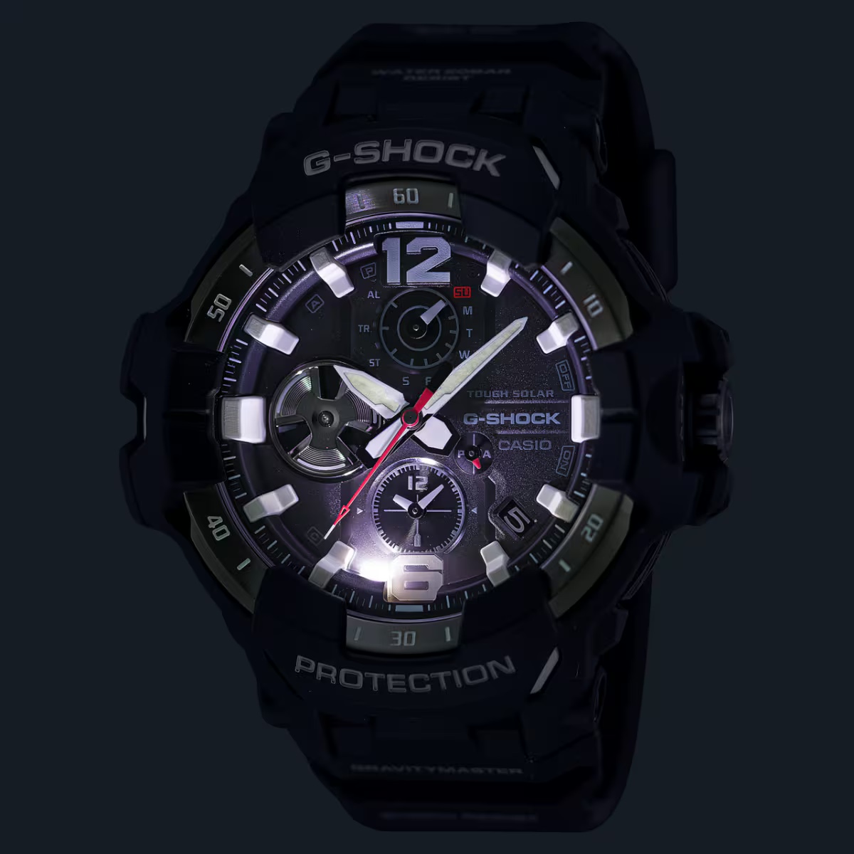 นาฬิกา Casio G-SHOCK นักบิน GRAVITYMASTER BLUETOOTH GR-B300 series รุ่น GR-B300-1A ของแท้ รับประกัน1ปี