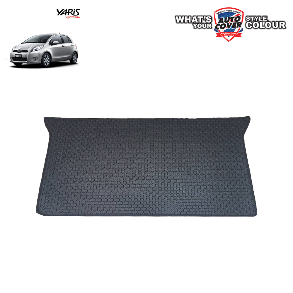 พรมกระดุมแผ่นท้ายสัมภาระ รถ TOYOTA YARIS 5 ประตู ปี 2008-2013 จำนวน 1 แผ่น