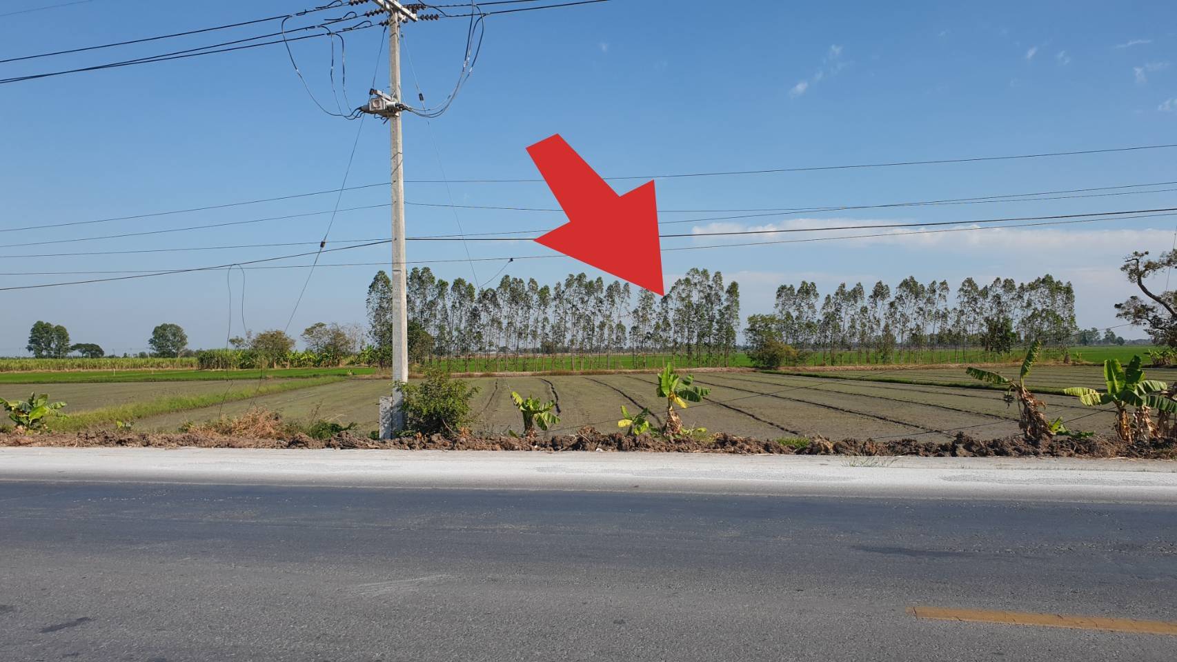 ขายที่ดินแปลงสวย ทำเลทอง ติดถนนสี่เลน เนื้อที่ 8 ไร่ อ.อู่ทอง จ.สุพรรณบุรี หน้ากว้างติดถนน 156 เมตร ติดถนน 2 ด้าน ด้านหน้าติดถนนสี่เลน ใกล้กรุงเทพ เดินทางจาก กทม 122 กม