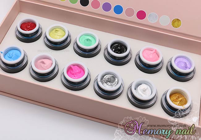 สีเจล สำหรับเพ้นท์เล็บ,สีเจล,สีเจลเพ้นท์เล็บ,สีเจลเพ้นท์นูน