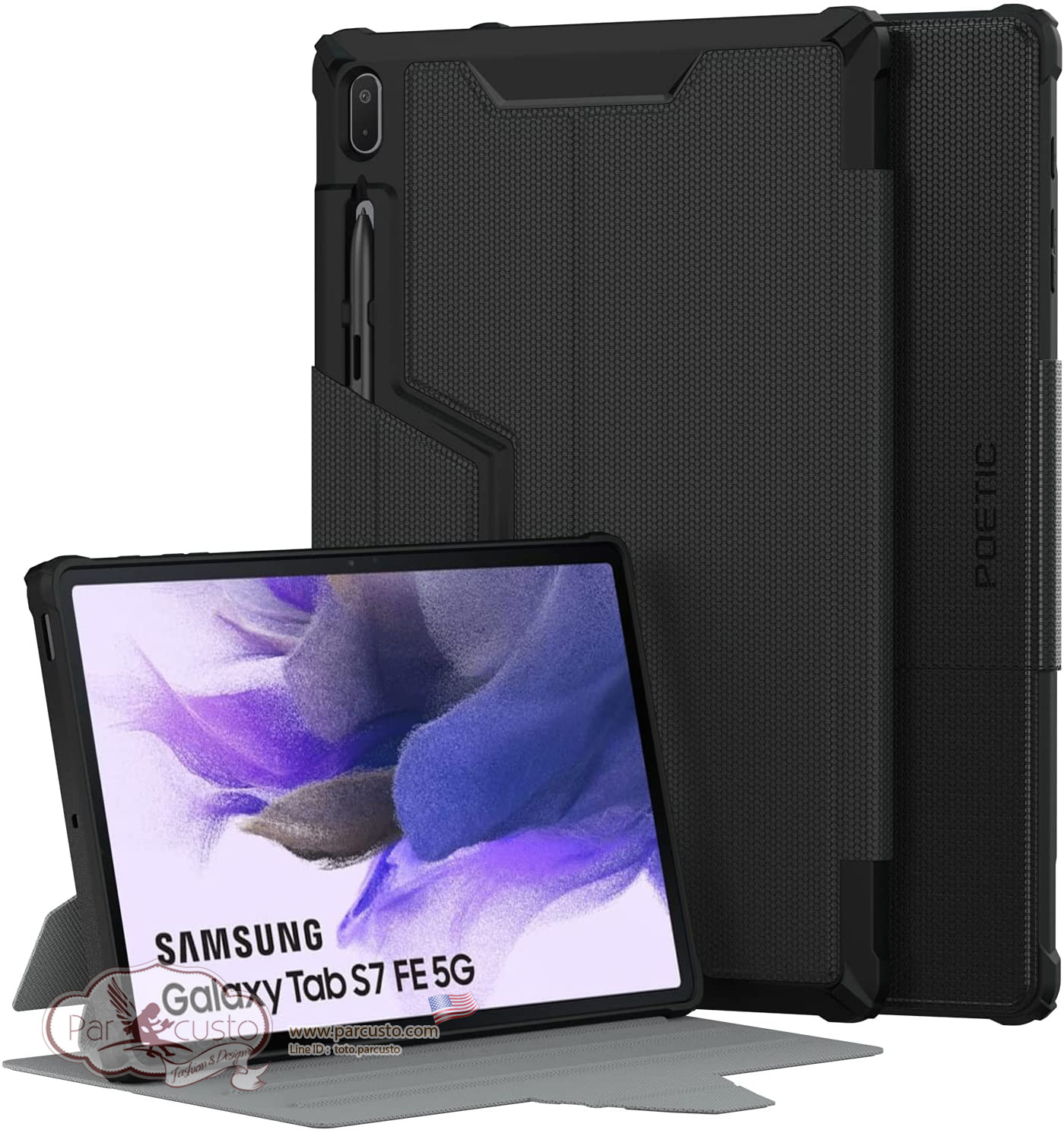 เคส Samsung Galaxy Tab S7 FE 12.4 inch 2021 [Explorer] จาก Poetic [หมด]