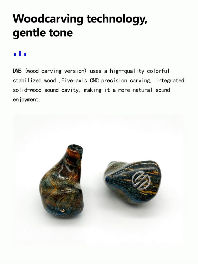 ขาย หูฟัง CIEM BGVP DM8 หูฟังหล่อหู 8 ไดรเวอร์ 8BA รองรับ Hi-Res ประกันศูนย์ไทย