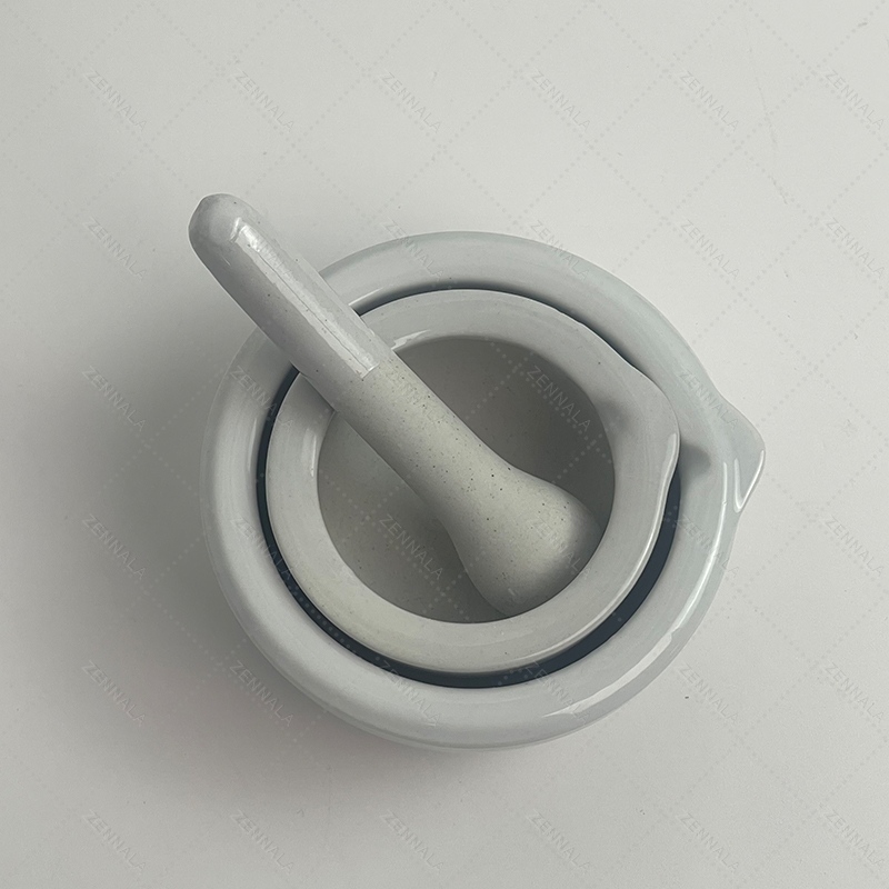 โกร่งบดยา พร้อมสากบดยา เซรามิก ( Mortar With Pestle )