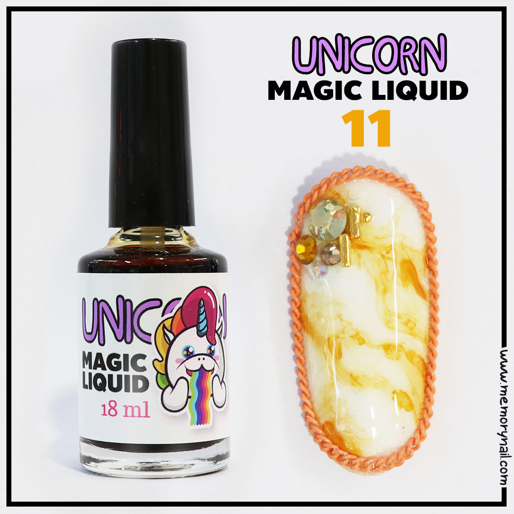น้ำยา UNICORN MAGIC LIQUID สีส้ม รหัส 11