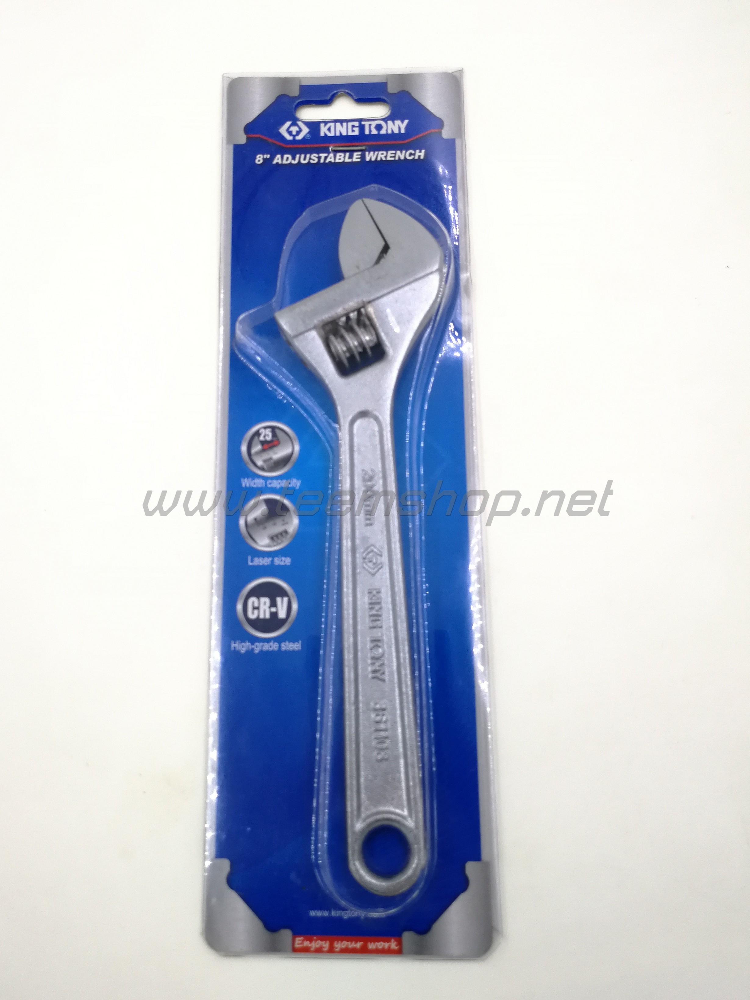 KINGTONY ประแจเลื่อน 8" NO.3611-08R Made in Taiwan