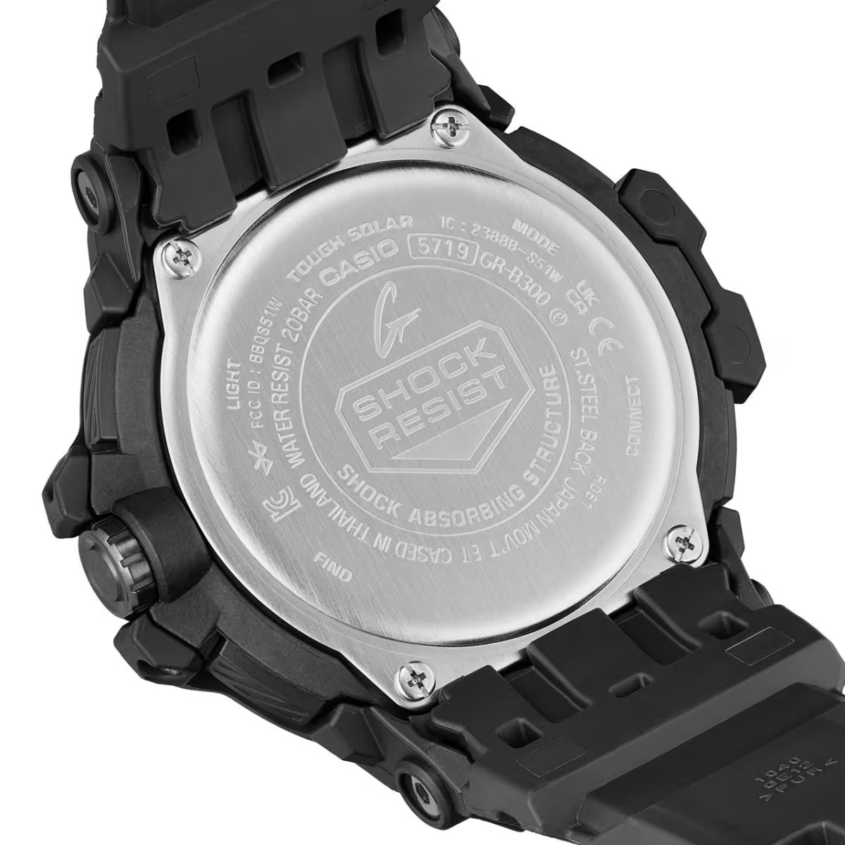 นาฬิกา Casio G-SHOCK นักบิน GRAVITYMASTER BLUETOOTH GR-B300 series รุ่น GR-B300-1A ของแท้ รับประกัน1ปี