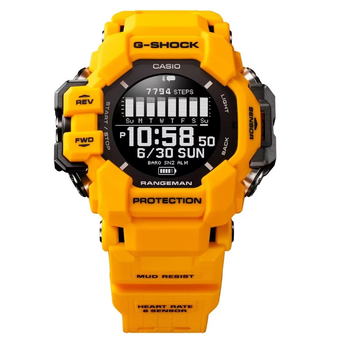 นาฬิกา Casio G-Shock RANGEMAN Heart Rate Monitor GPR-H1000 series รุ่น GPR-H1000-9 ของแท้ รับประกัน1ปี