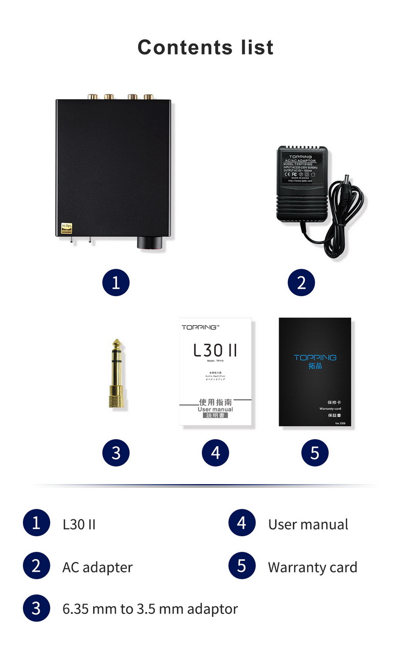 ขาย Topping L30ii NFCA Headphone Amplifier ภาคขยายเสียงหูฟัง