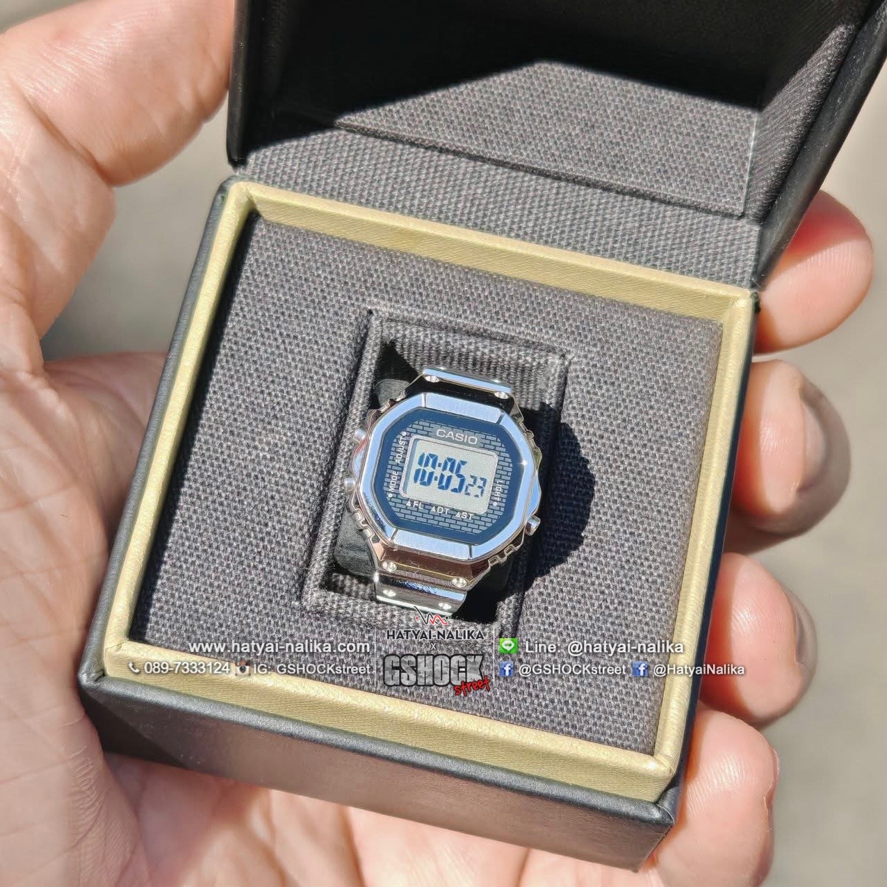 นาฬิกา CASIO นาฬิกาแหวน Limited ครบรอบ 50 ปีของ CASIO รุ่น CRW-001-1 ของแท้ รับประกัน1ปี