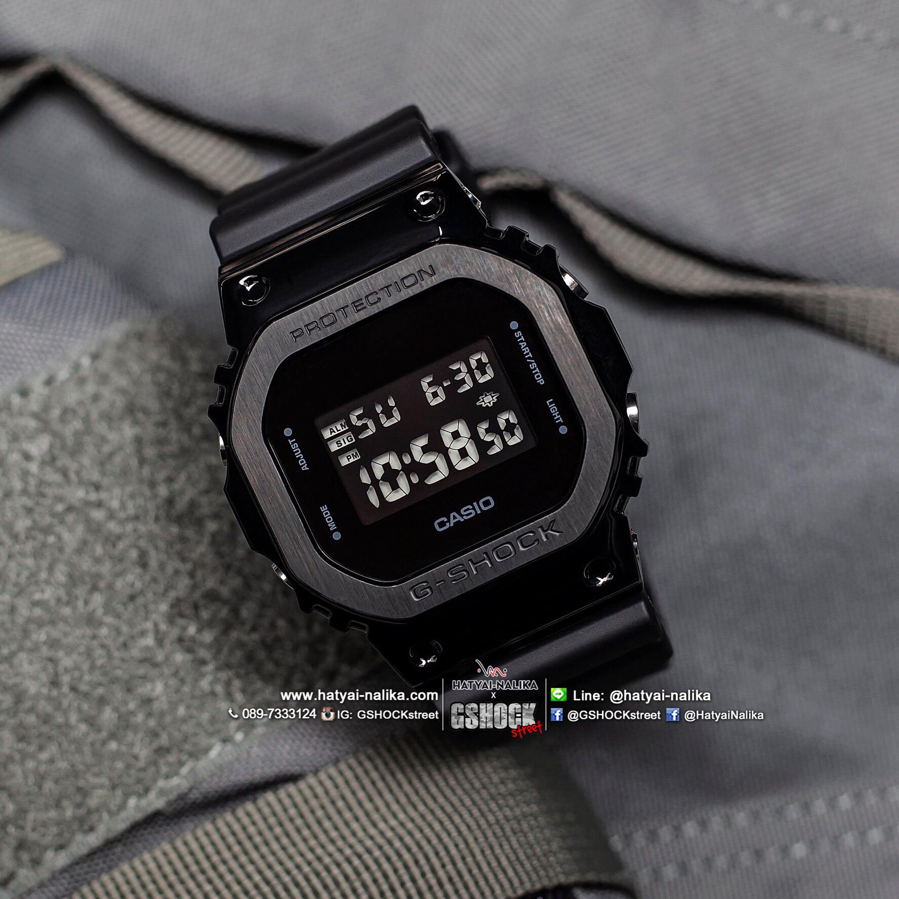 นาฬิกา Casio G-Shock Standard Digital GM-5600 series รุ่น GM-5600B-1 ของแท้ รับประกัน1ปี