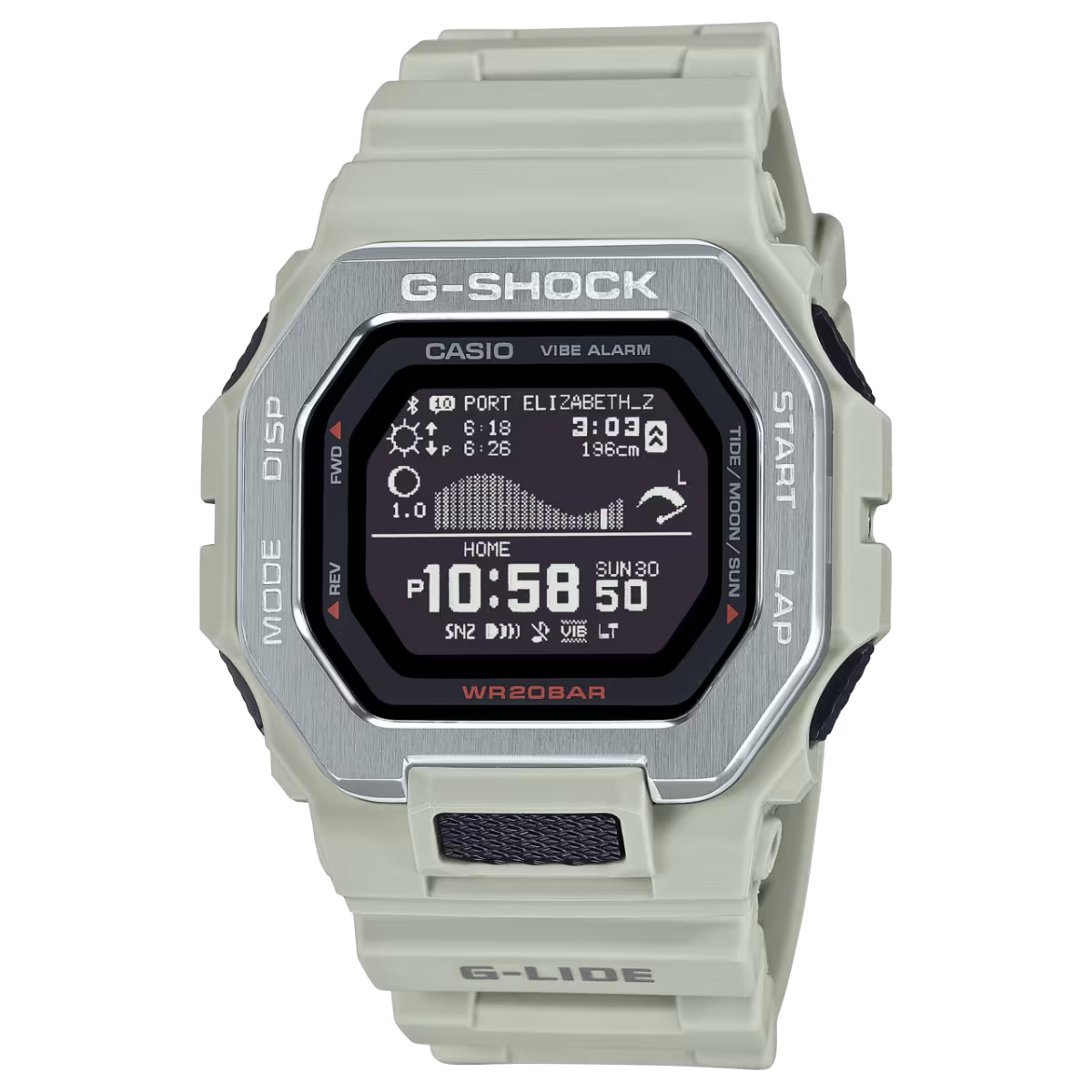 นาฬิกา Casio G-Shock G-LIDE Bluetooth GBX-100 series รุ่น GBX-100-8 ของแท้ รับประกัน1ปี
