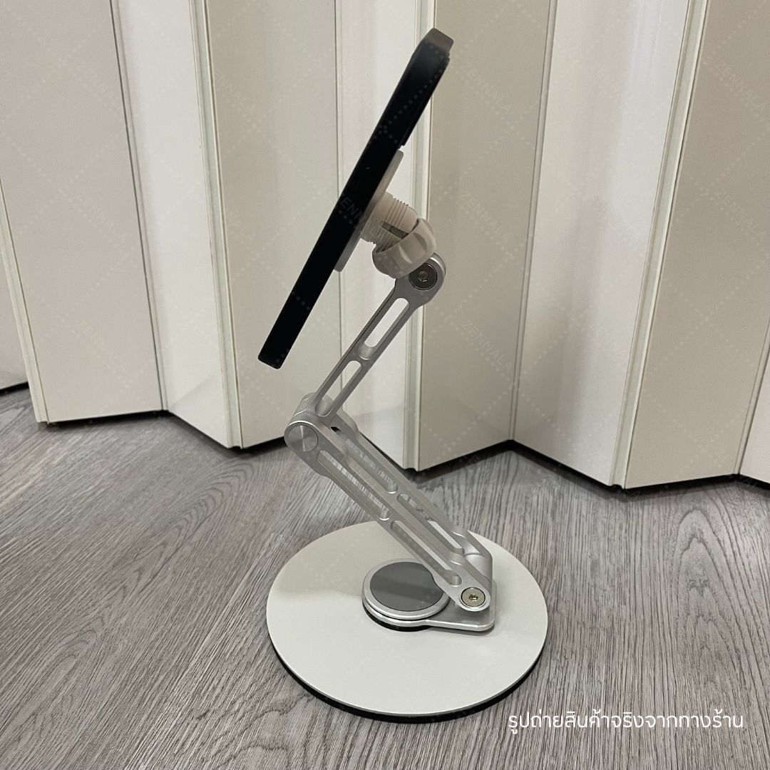 ขาตั้งโทรศัพท์แม่เหล็ก 360 องศา รุ่น 3 พับ สีเงิน