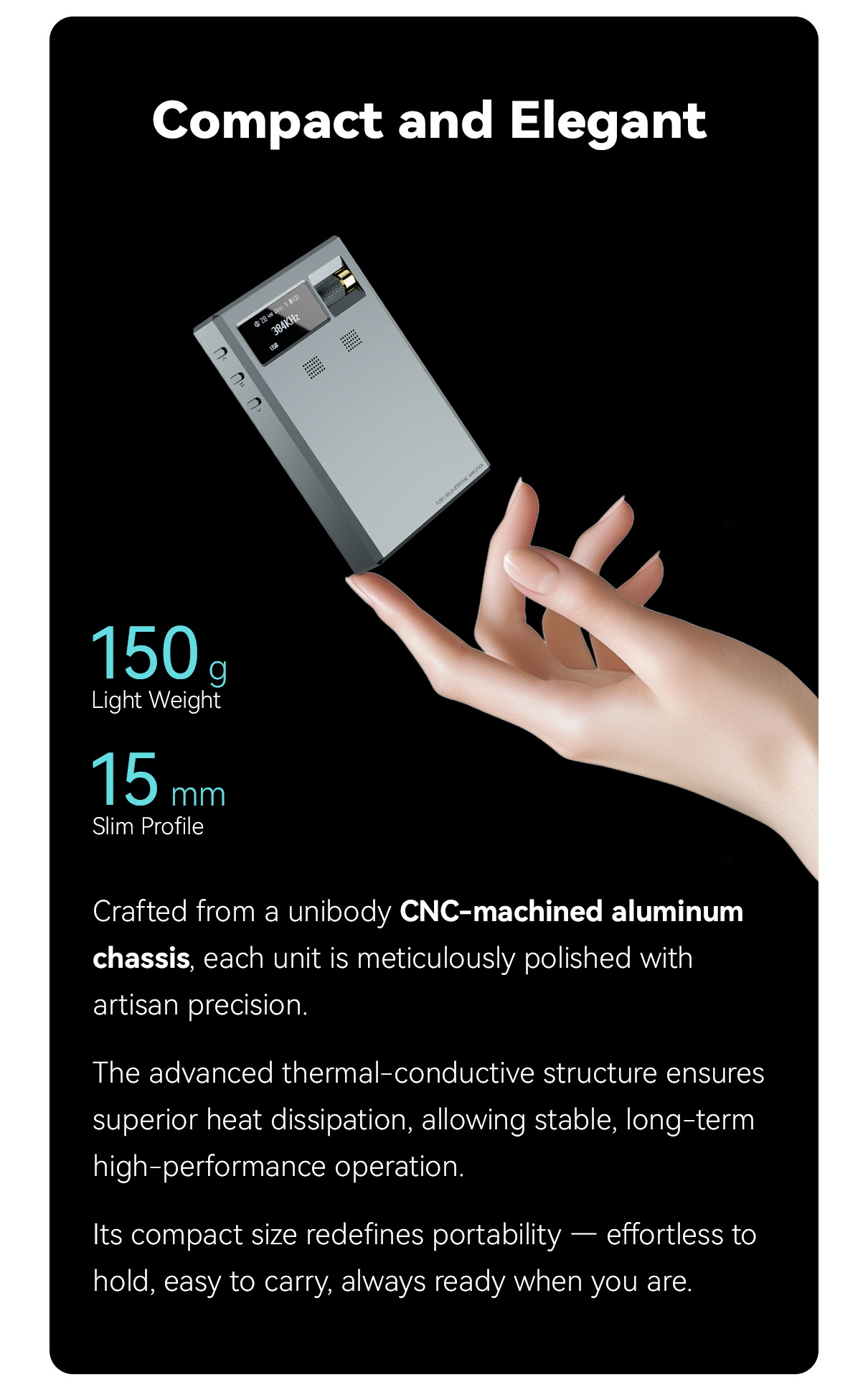 Cayin RU9 DAC/AMP พกพา หลอดสุญญากาศ Nutube 6p1 และ DAC Dual AK4493SEQ ประกันศูนย์ไทย