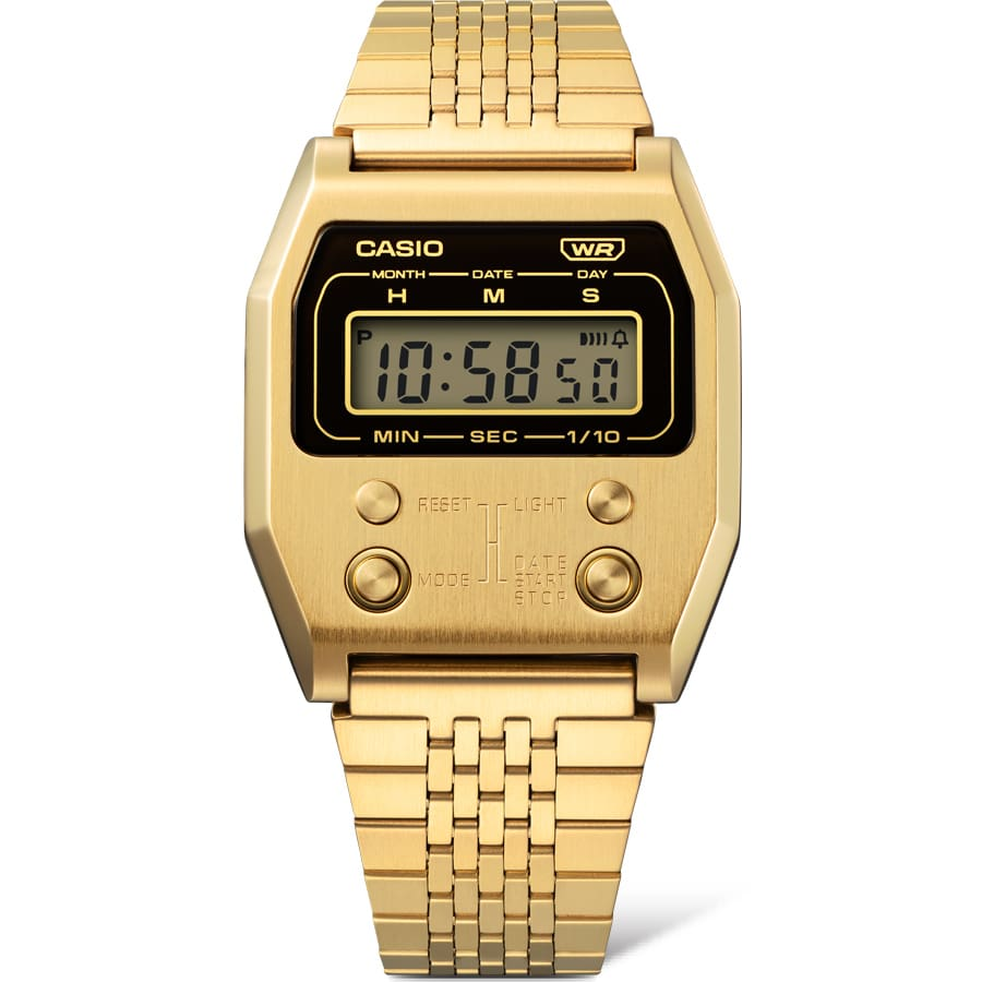 นาฬิกา Casio DIGITAL Vintage A-1100 series รุ่น A1100G-5 ของแท้ รับประกัน1ปี