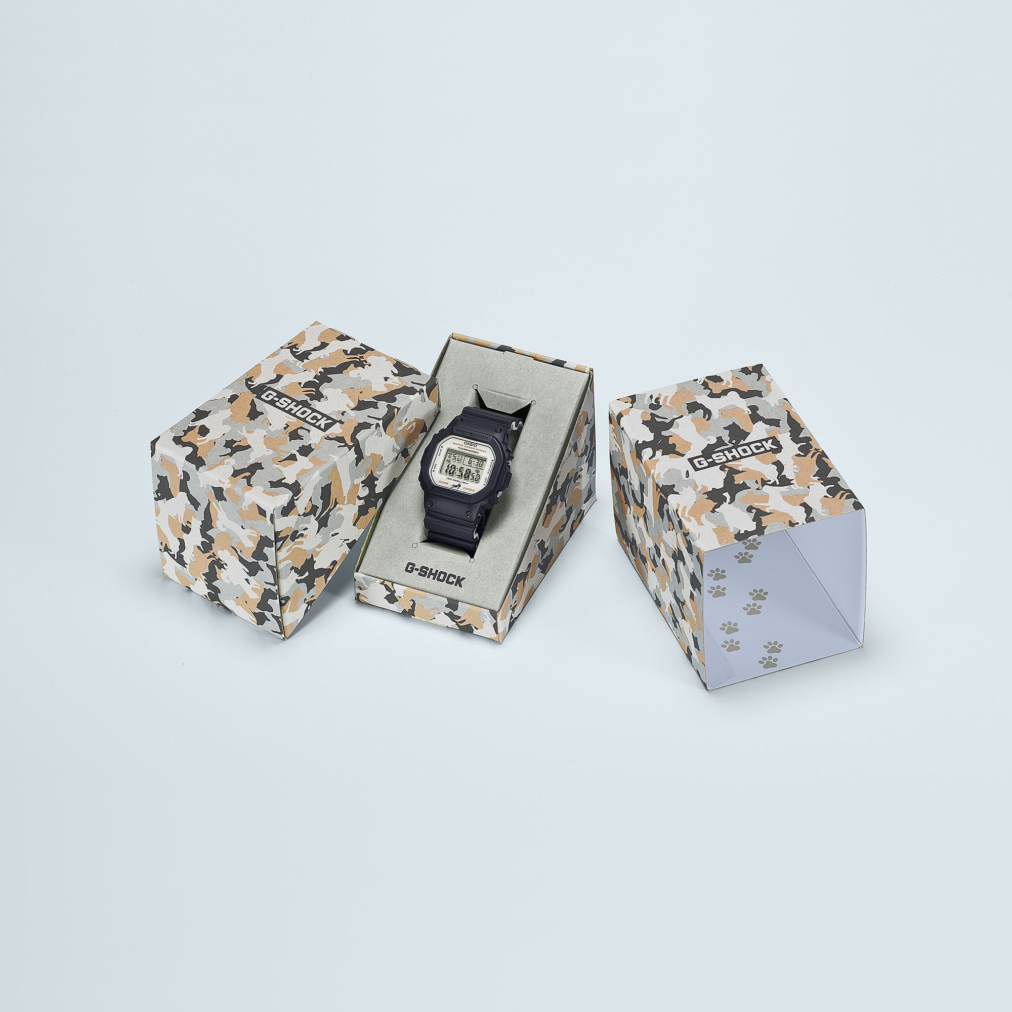 นาฬิกา คาสิโอ Casio G SHOCK Limited รุ่น DW-5600SHB-1 Japan Limited Shiba Inu series ของแท้ รับประกัน1ปี