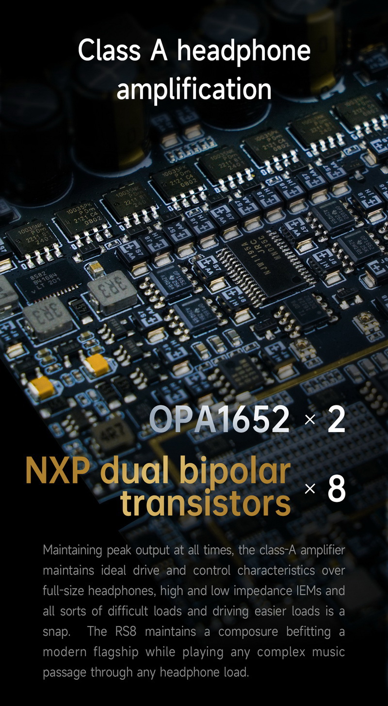 [สั่งจองล่วงหน้า] Hiby RS8 DAP เครื่องเล่นพกพาระดับเรือธงแห่งยุค รุ่นล่าสุด ประกันศูนย์ไทย