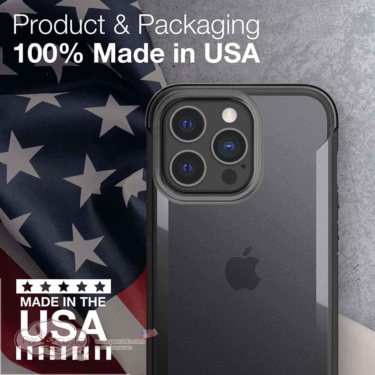 เคสกันกระแทกรักษ์โลกสำหรับ iPhone 13 Pro [Terrain] จาก Raptic [Pre-order USA]