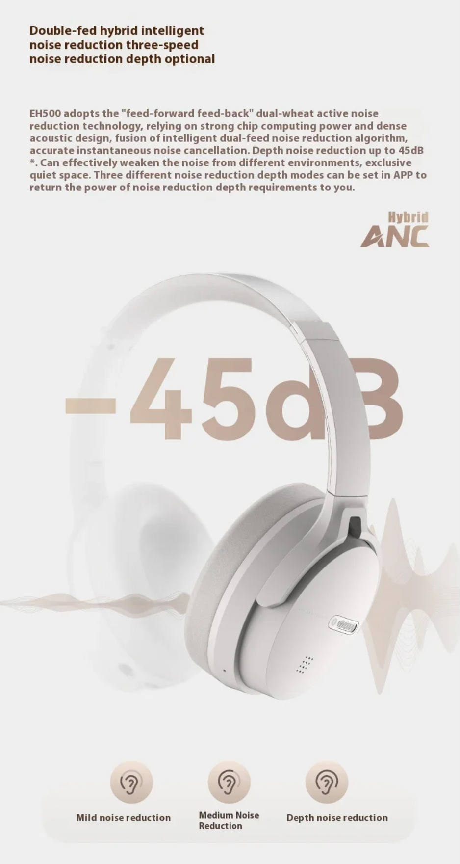 Simgot EH500 หูฟังไฮไฟเกมมิ่งเฮดโฟนไร้สาย รองรับบลูทูธ 5.4, LDAC, Dual Hi-Res ประกันศูนย์ไทย