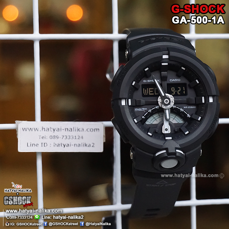 นาฬิกา Casio G-Shock Standard ANALOG-DIGITAL รุ่น GA-500-1A ของแท้ รับประกัน1ปี