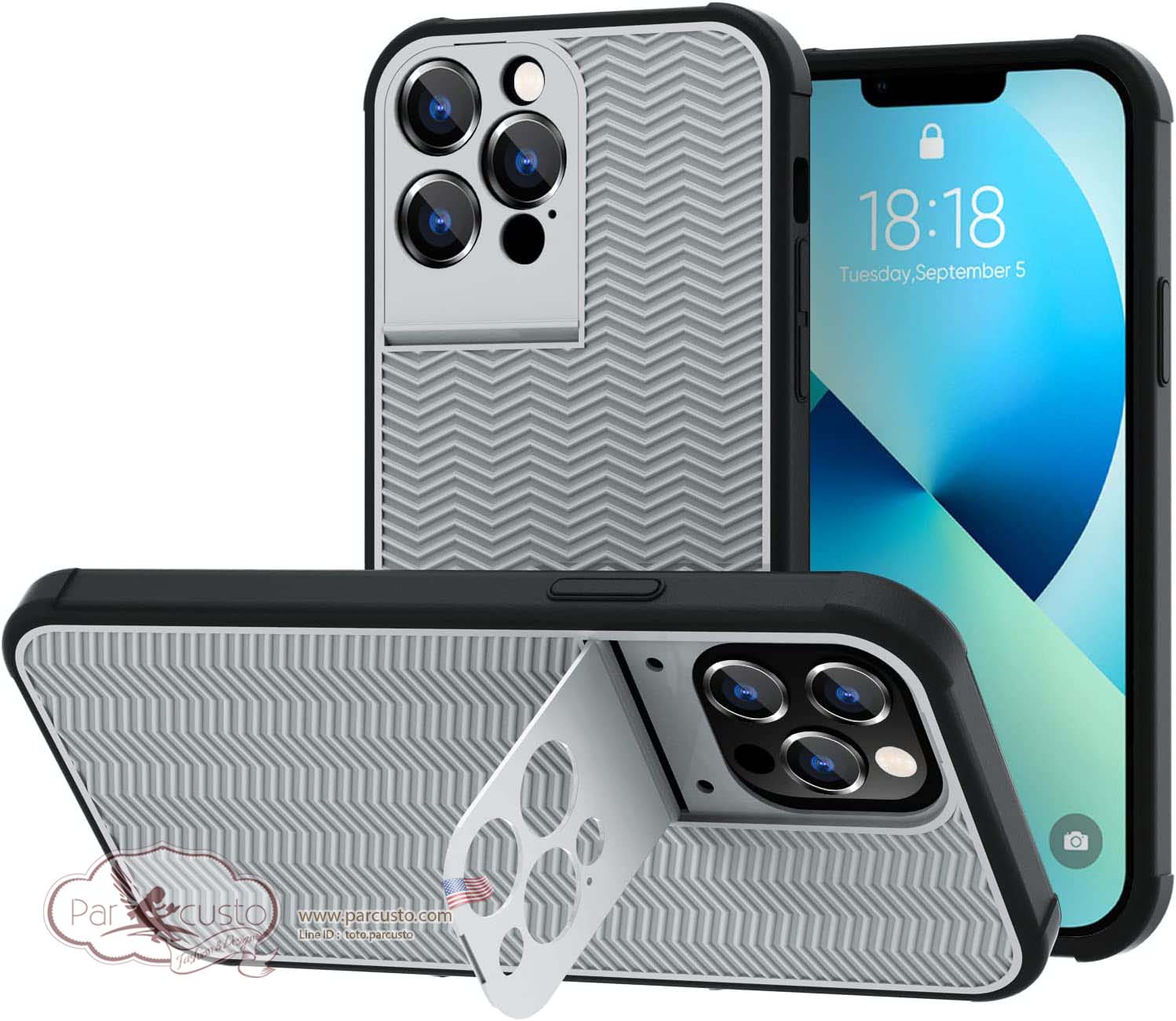 เคสกันกระแทก iPhone 13 Pro Max [Shockproof Anti-Slip] จาก CAFEWICH [Pre-order USA]