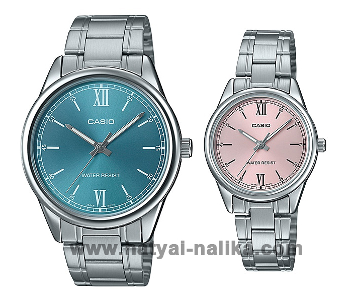 นาฬิกา คาสิโอ Casio SETคู่รัก รุ่น MTP-V005D-3B+LTP-V005D-4B2 ของแท้ รับประกัน 1 ปี