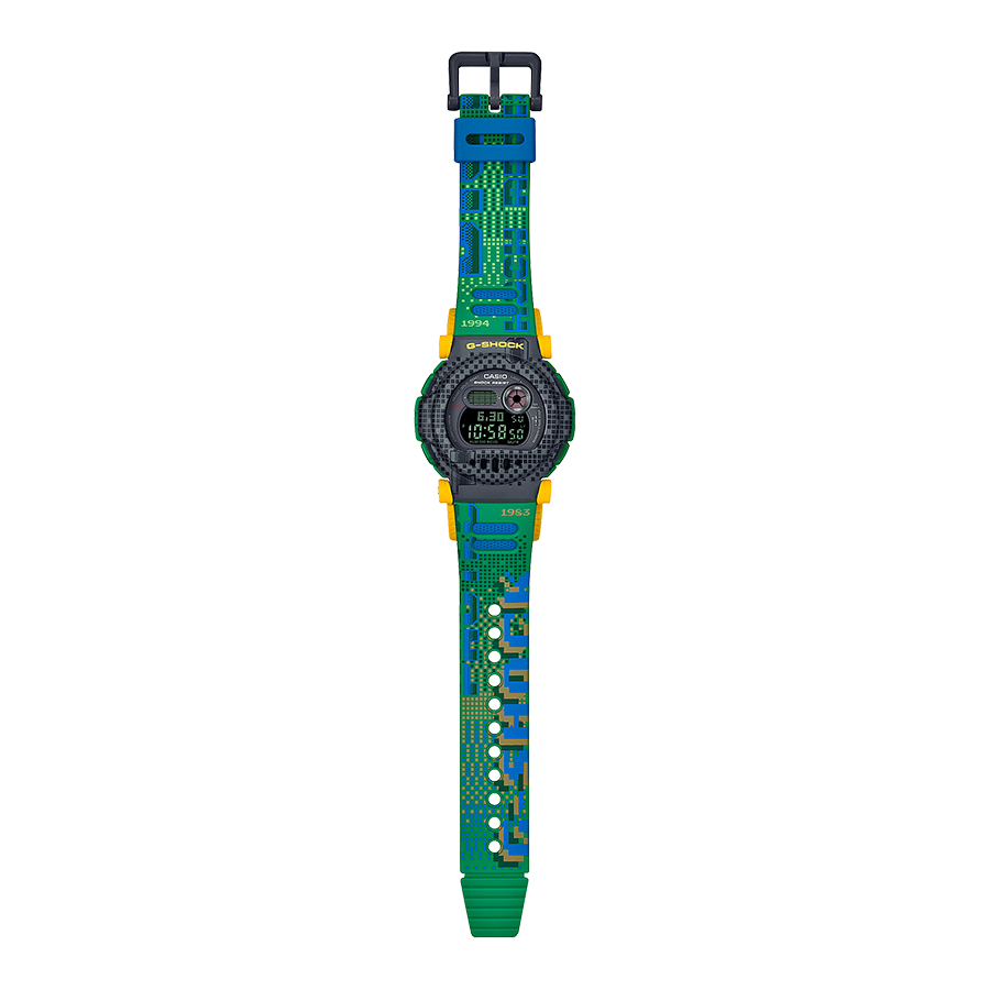 นาฬิกา Casio G-SHOCK Bluetooth G-B001 Retro Game Graphic รุ่น G-B001RG-3 ของแท้ รับประกัน1ปี