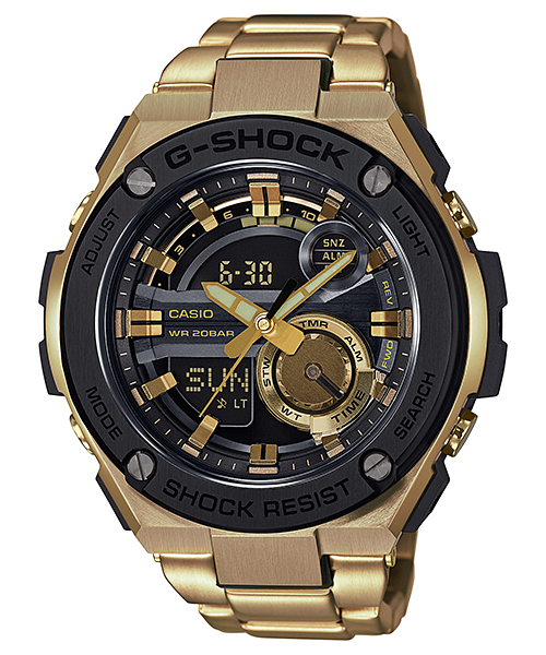 นาฬิกา Casio G-Shock G-STEEL รุ่น GST-210GD-1A ของแท้ รับประกัน1ปี