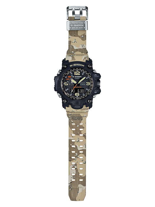 นาฬิกา Casio G-Shock MUDMASTER Limited "Master in Desert Camouflage" series รุ่น GWG-1000DC-1A5 (มัดมาสเตอร์ลายพรางทะเลทราย ไม่ขายในไทย) "Made in Japan" ของแท้ รับประกัน1ปี (หายามาก)