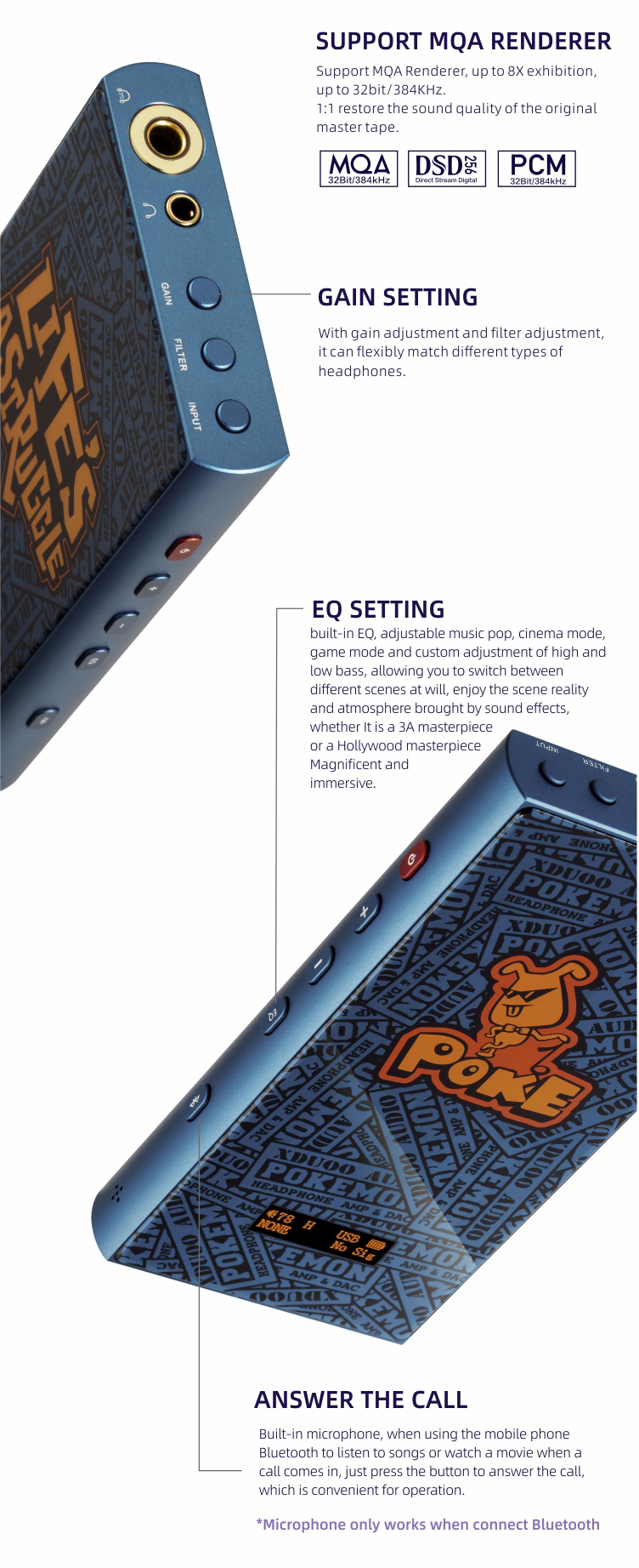 ขาย XDUOO POKEii DAC& พกพาระดับ Hi-Res ครบจบในตัว