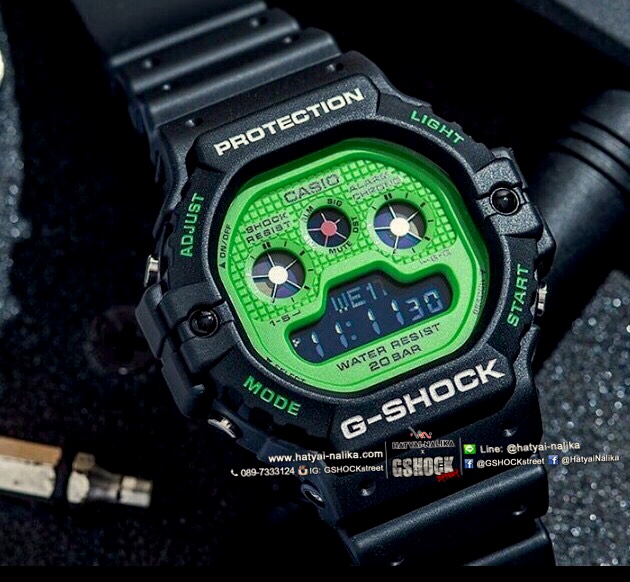 นาฬิกา Casio G-Shock Special color ROCK SOUNDS series รุ่น DW-5900RS-1 ของแท้ รับประกัน1ปี