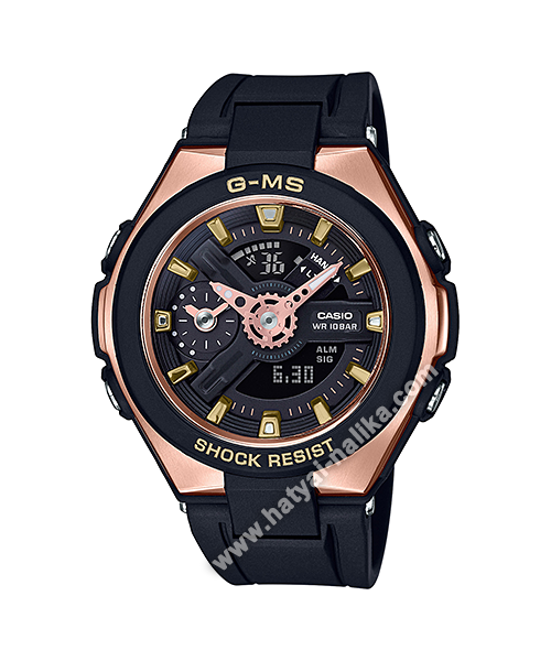 นาฬิกา Casio Baby-G G-MS "G-Steel Lady" MSG-400G series รุ่น MSG-400G-1A1 ดำพิ้งค์โกลด์ (ไม่วางขายในไทย) ของแท้ รับประกัน1ปี