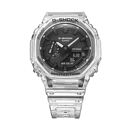 นาฬิกา Casio G-Shock Special Color Skeleton Grey & White series รุ่น GA-2100SKE-7A ของแท้ รับประกัน1ปี