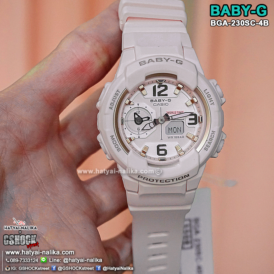 นาฬิกา Casio Baby-G BGA-230SC Sweet Pastel Colors series รุ่น BGA-230SC-4B (สีชมพูพาสเทล) ของแท้ รับประกัน1ปี