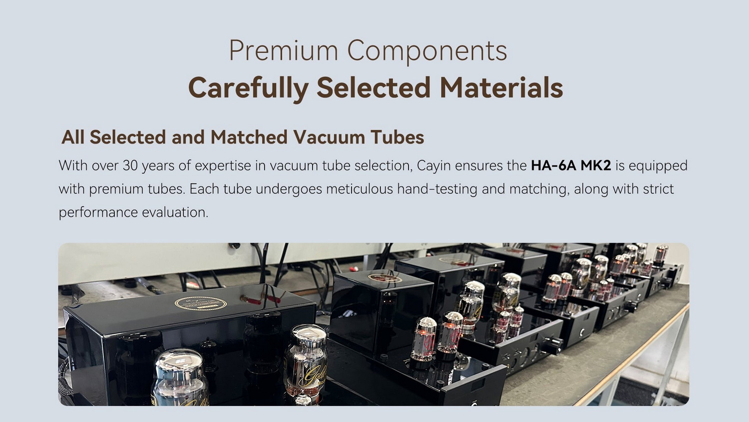 Cayin HA-6AMK2 แอมป์หูฟังหลอดแก้วสุญญากาศแบบตั้งโต๊ะ ระดับเรือธง ยกระดับการออกแบบใหม่ ประกันศูนย์ไทย