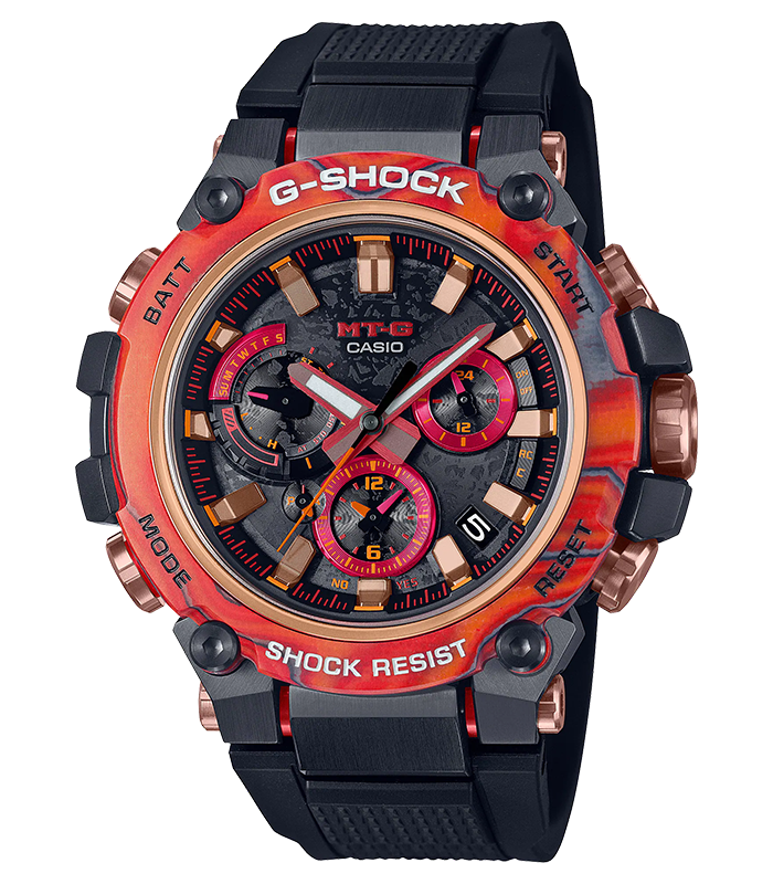 นาฬิกา Casio G-SHOCK 40th Anniversary Flare Red Limited รุ่น MTG-B3000FR-1A (Made in Japan") ของแท้ รับประกัน1ปี