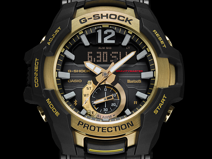 นาฬิกา Casio G-Shock นักบิน GRAVITYMASTER BLUETOOTH รุ่น GR-B100GB-1A ของแท้ รับประกัน1ปี