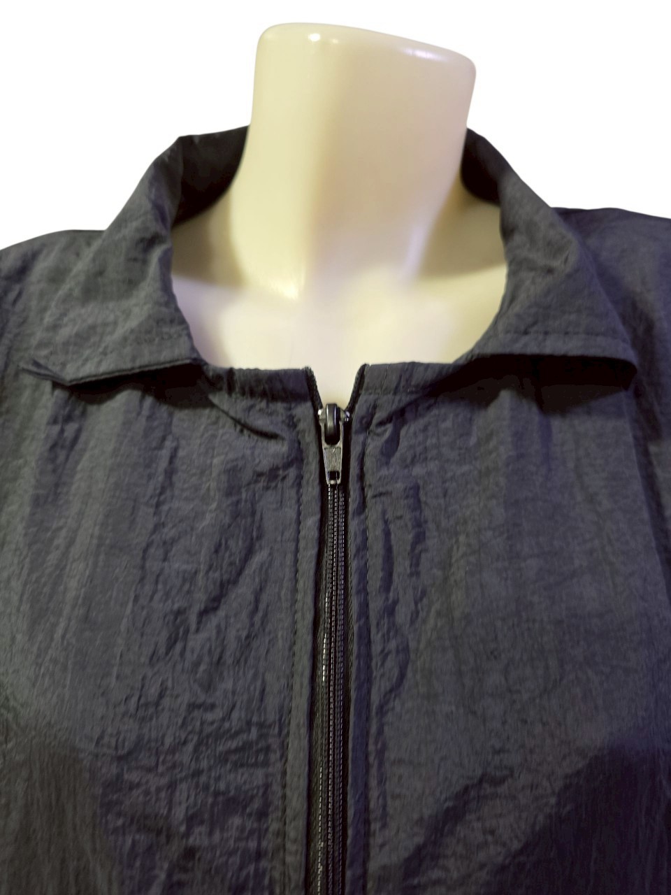 Dogtalog DogTaLog : Groomer Apparel เสื้อคลุมผ้าร่ม เสื้อคลุมตัดขน เสื้อคลุมช่าง เสื้อตัดขนหมา : แบบคอปก สีดำ