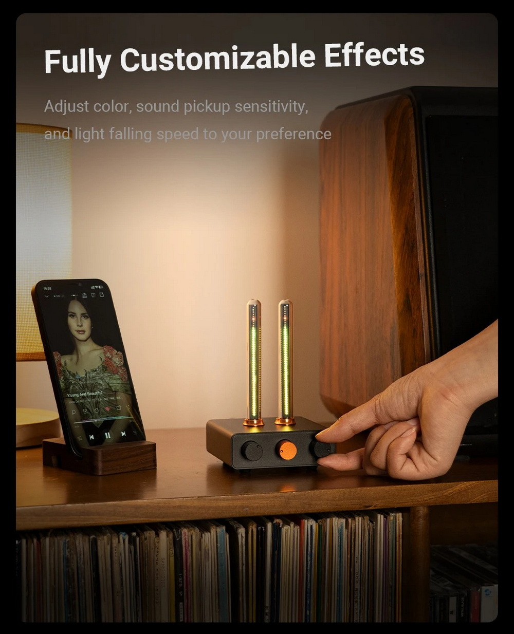 Fosi Audio MusicRhythmVisualizerLight แสงไฟแบบ Ambient ที่เต้นตามจังหวะดนตรีอย่างแม่นยำ ประกันศูนย์ไทย