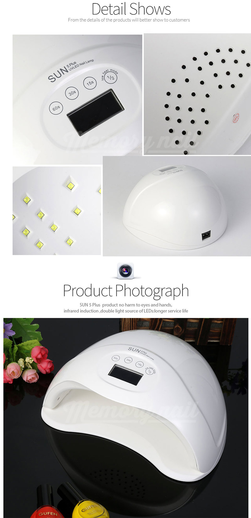 เครื่องอบเจล LED SUN 5,เครื่องอบเจล,เครื่องอบเจล LED SUN,เครื่องอบเจล LED,ที่อบเจล