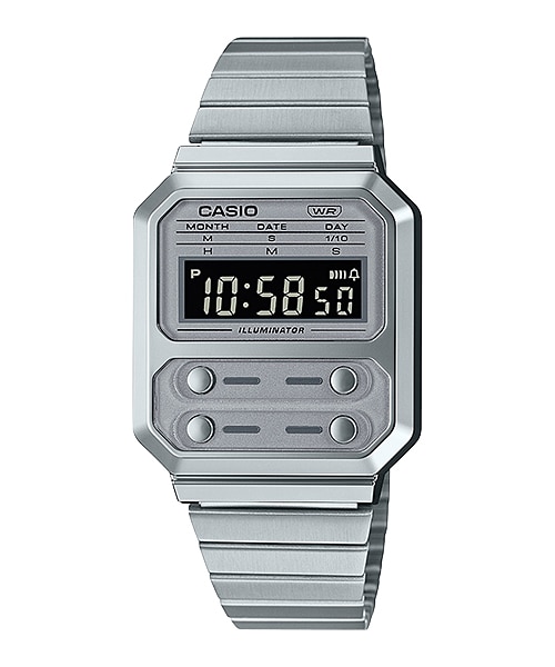นาฬิกา คาสิโอ Casio DIGITAL Vintage A100 series รุ่น A100WE-7B ของแท้ รับประกัน 1 ปี