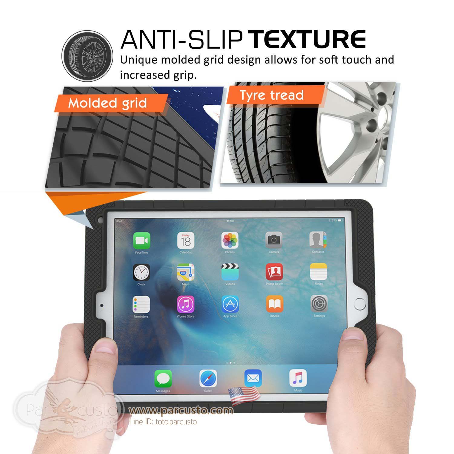 เคสกันกระแทก Apple iPad Pro จาก Moko [Pre-order USA]