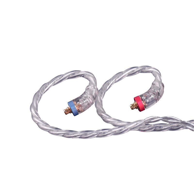 FiiO LC-RB สายอัพเกรดหูฟังทองแดงผลึกเดี่ยวชุบเงินถัก เปลี่ยนหัวแจ๊คได้